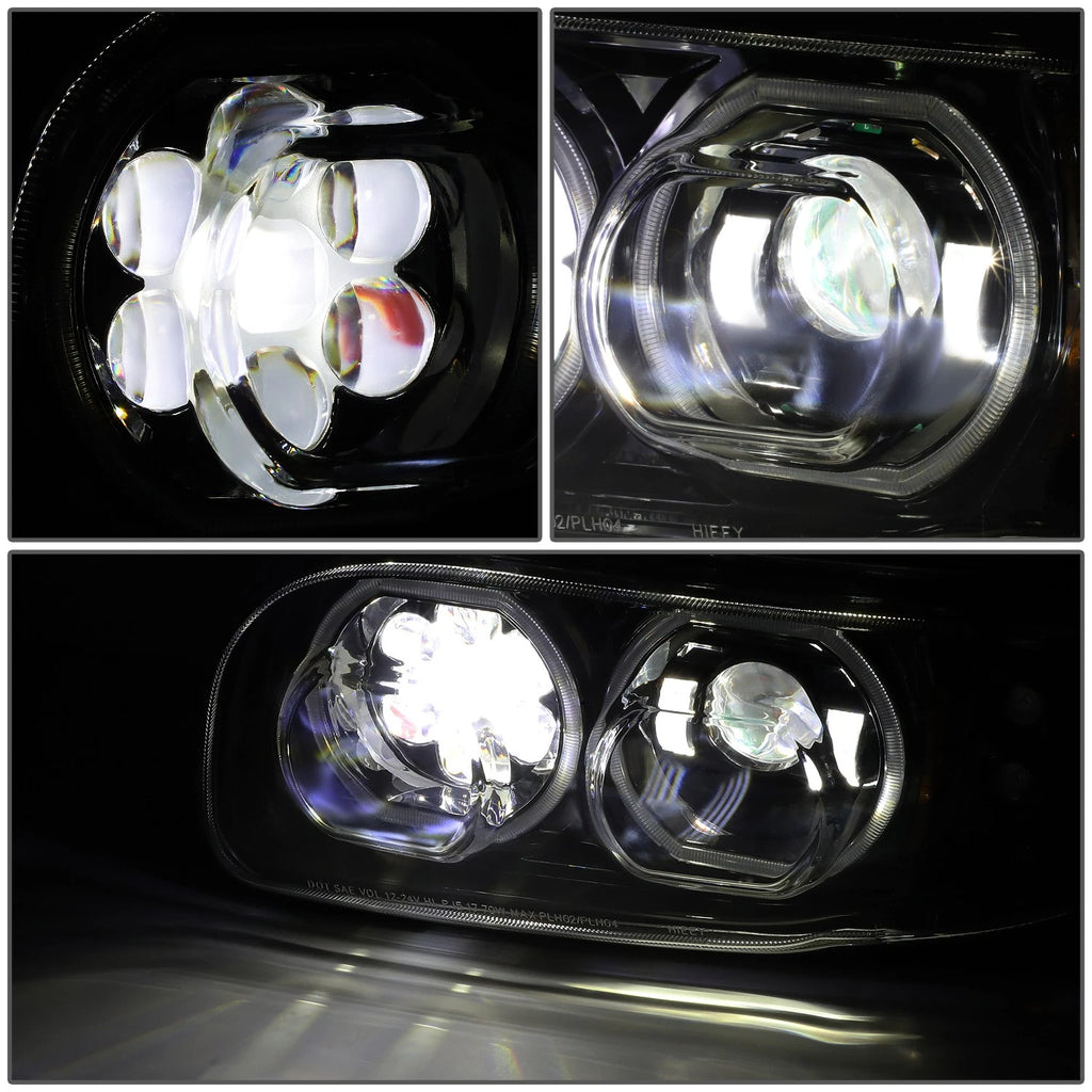 LED DRL+Turn Signal Projector Headlights for Peterbilt 389 388 (2008–2021)