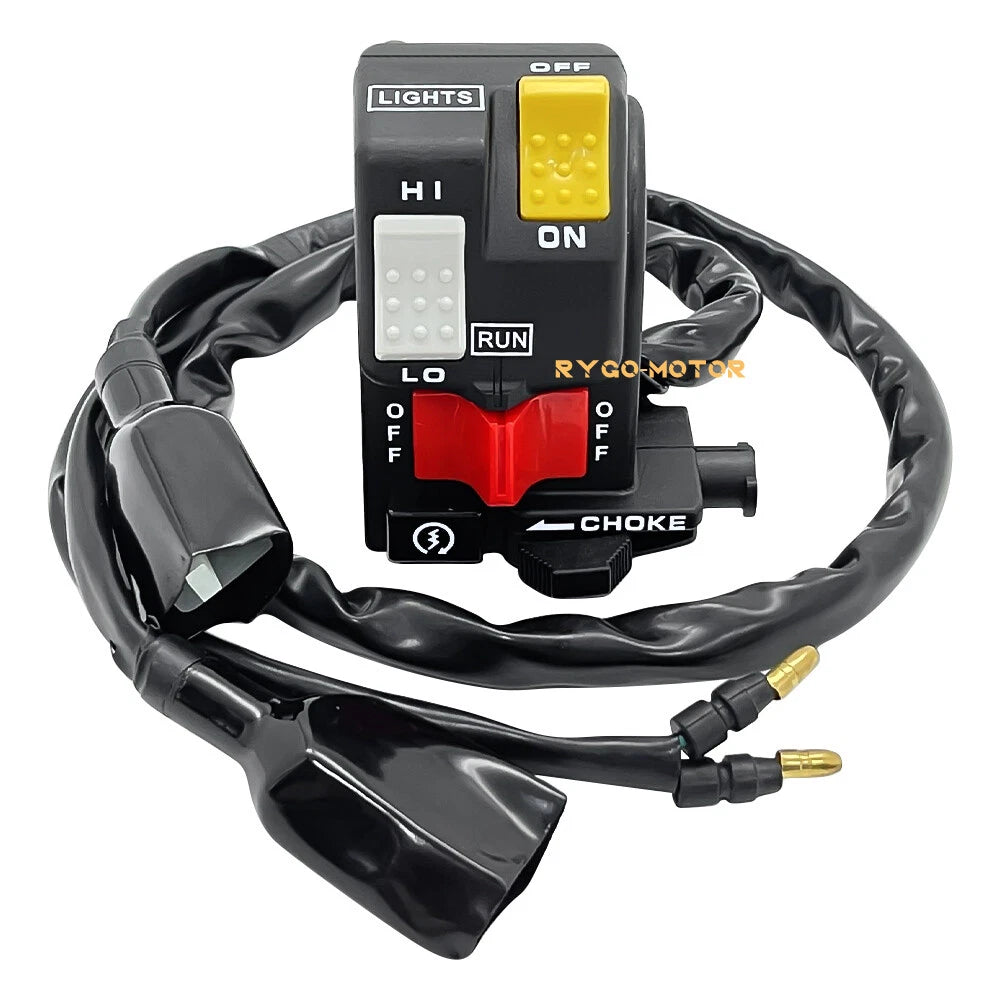 Control Switch Start Kill Stop Headlight Button for Honda TRX250 (1985–1987)