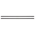 2X Black Roof Trim Molding Kit for Toyota Corolla (2009–2013)