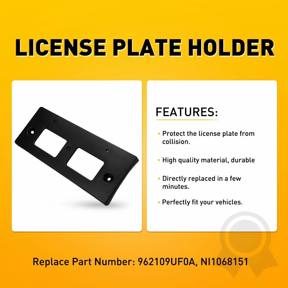 Front License Plate Brackets for Nissan Murano (2019–2023)