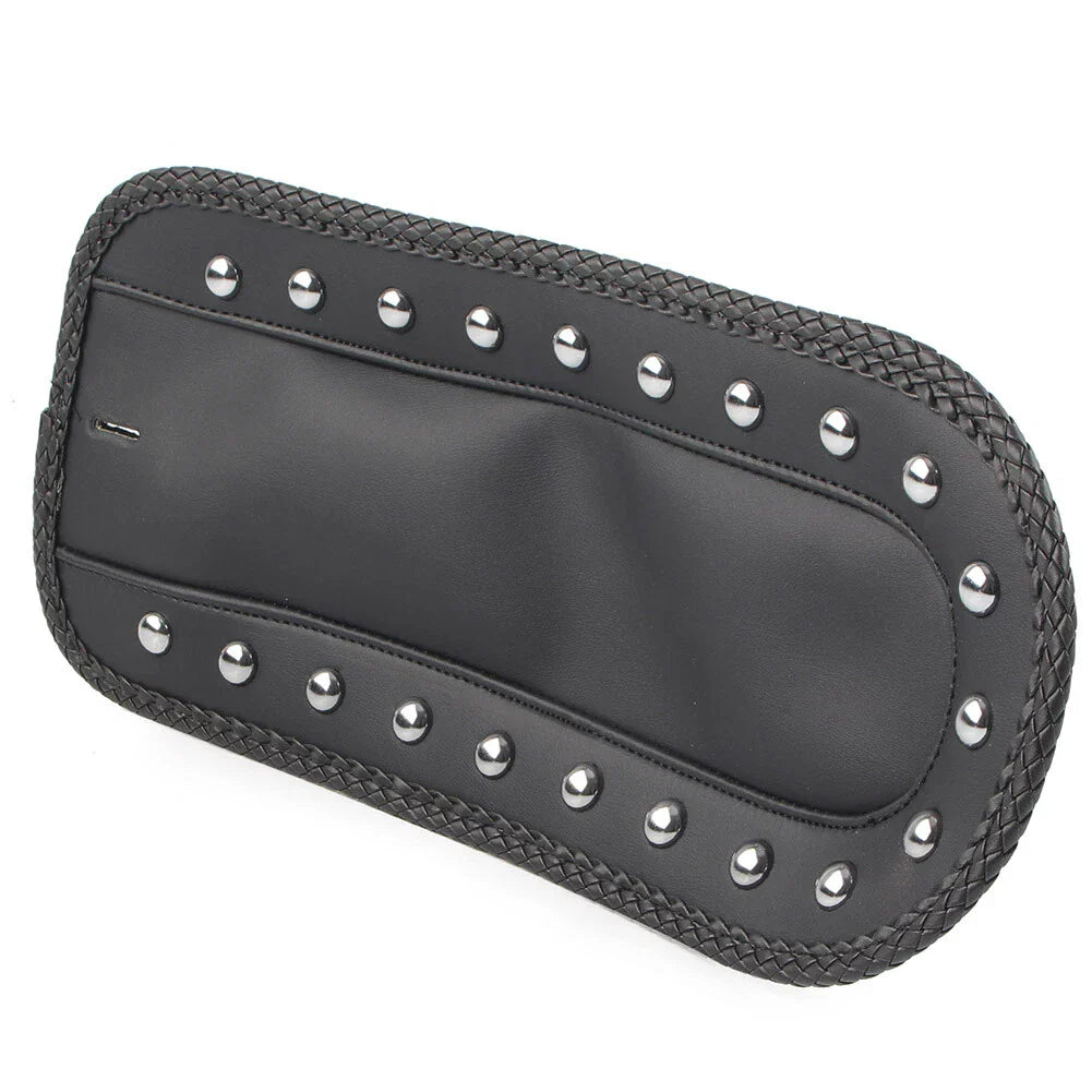 Black PU Leather Rear Fender Bib for Kawasaki Vulcan 1500 (1996-2008)