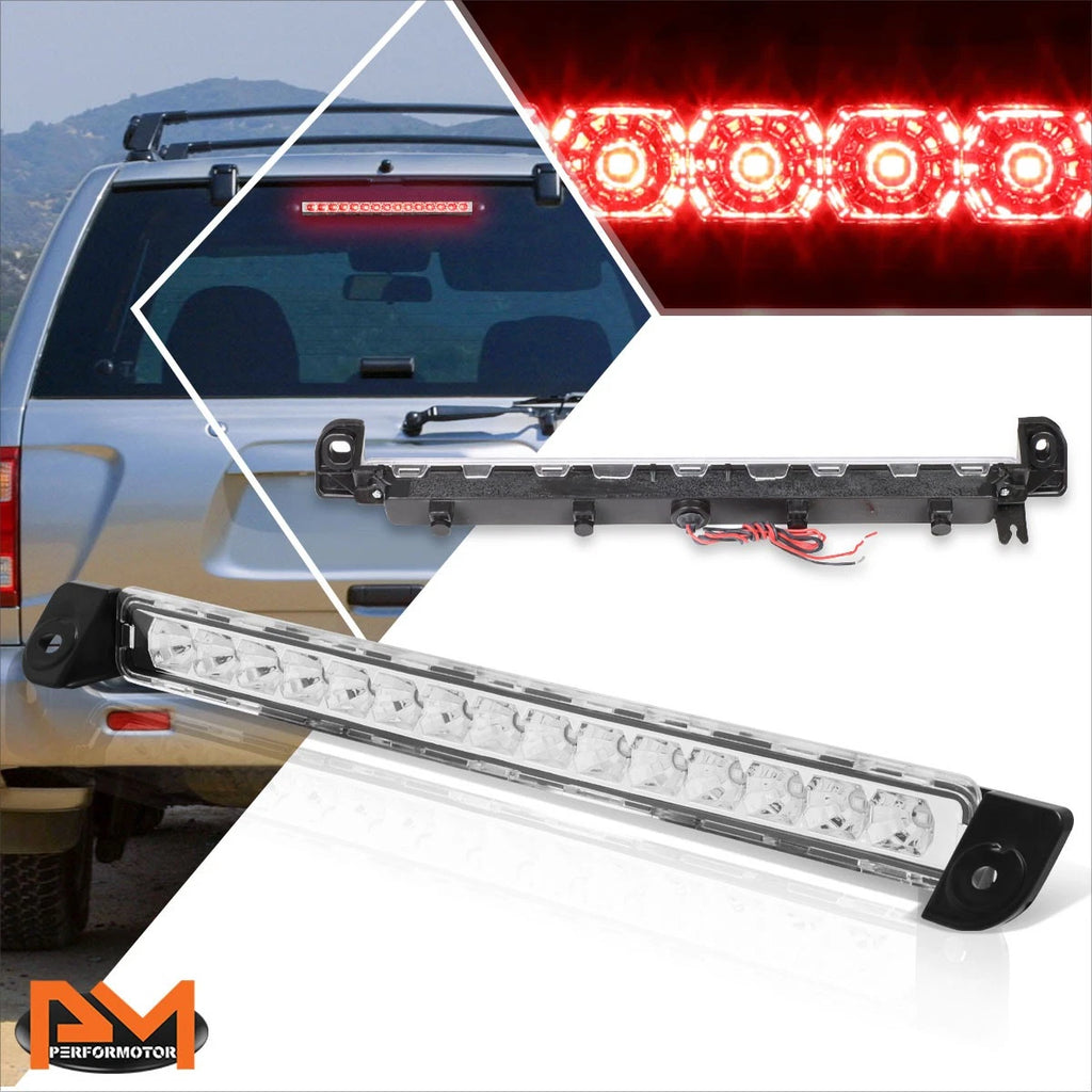 Full LED 3rd Tail Brake Light Stop Lamp Chrome for Pathfinder QX4 (2001–2004)