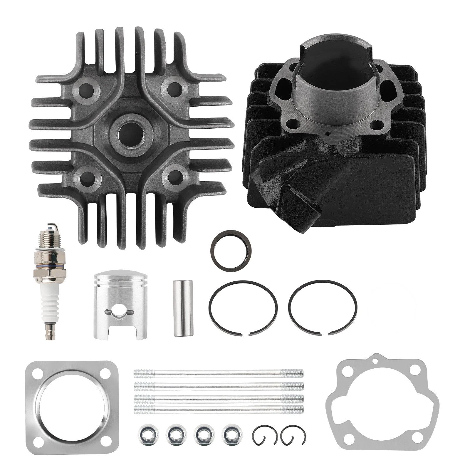 Cylinder Head Gasket Piston Top End Kit for Suzuki Quadrunner 50 (1984–1987)