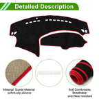 Dashboard Cover Mat for Mazda Axela (2009–2013) Black Red
