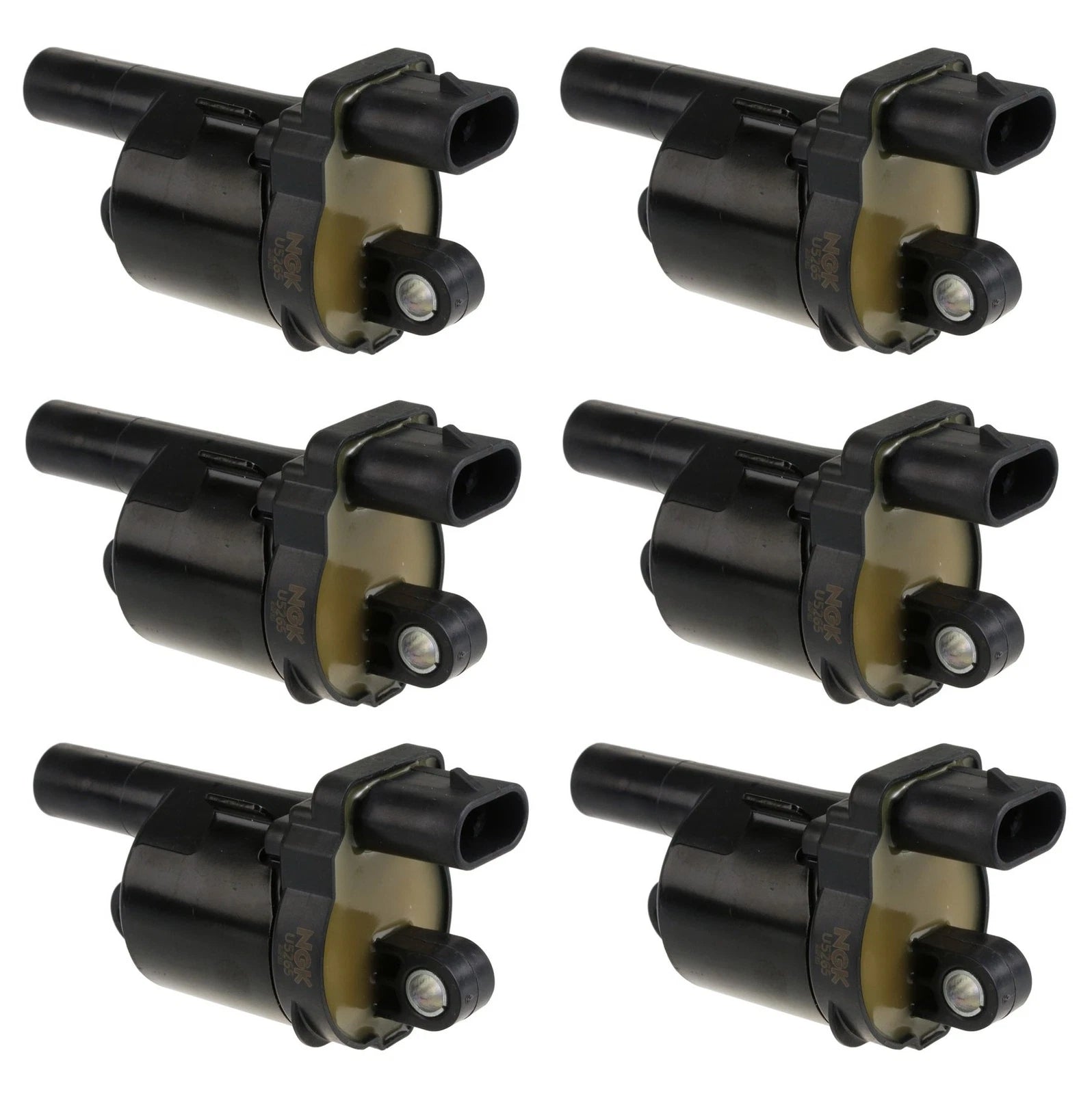 Set of 6 NGK Direct Ignition Coils for Chevrolet Silverado 1500 (2014–2018)