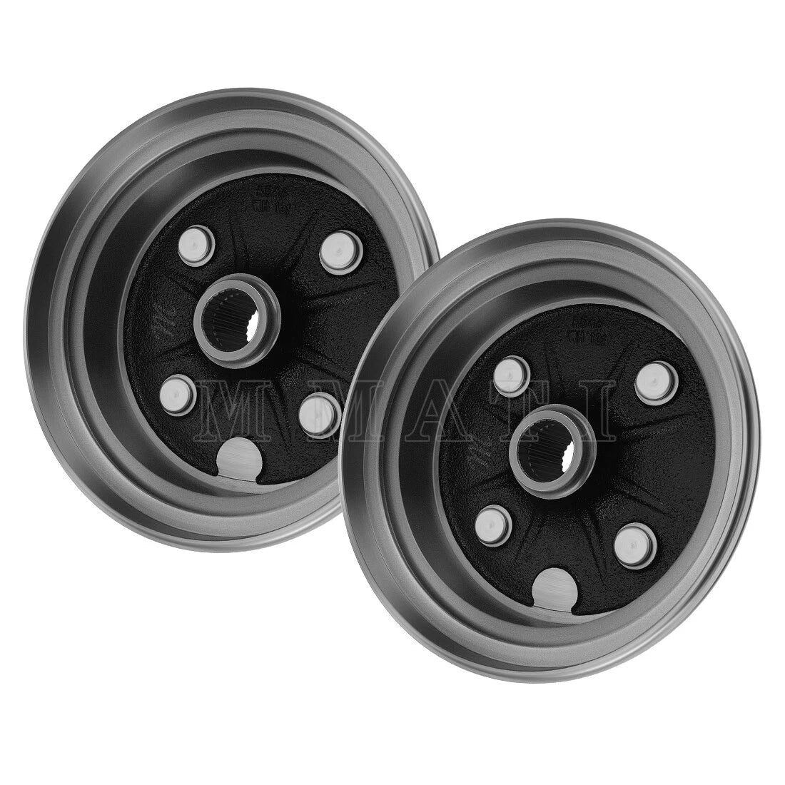 2X Rear Brake Drum for Yamaha Timberwolf 250 2x4 YFB250 (1994–1998)