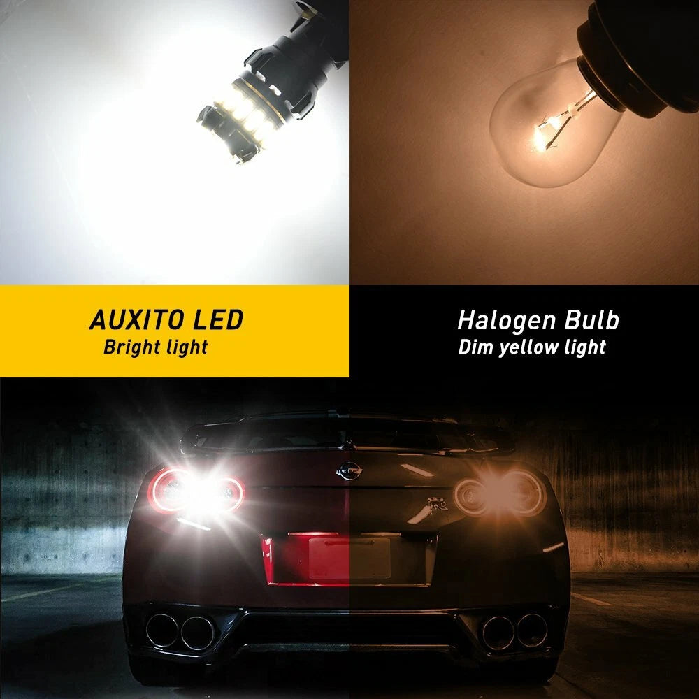 2X LED Back Up Reverse Light Bulbs for 1157 BAY15D (6500K)