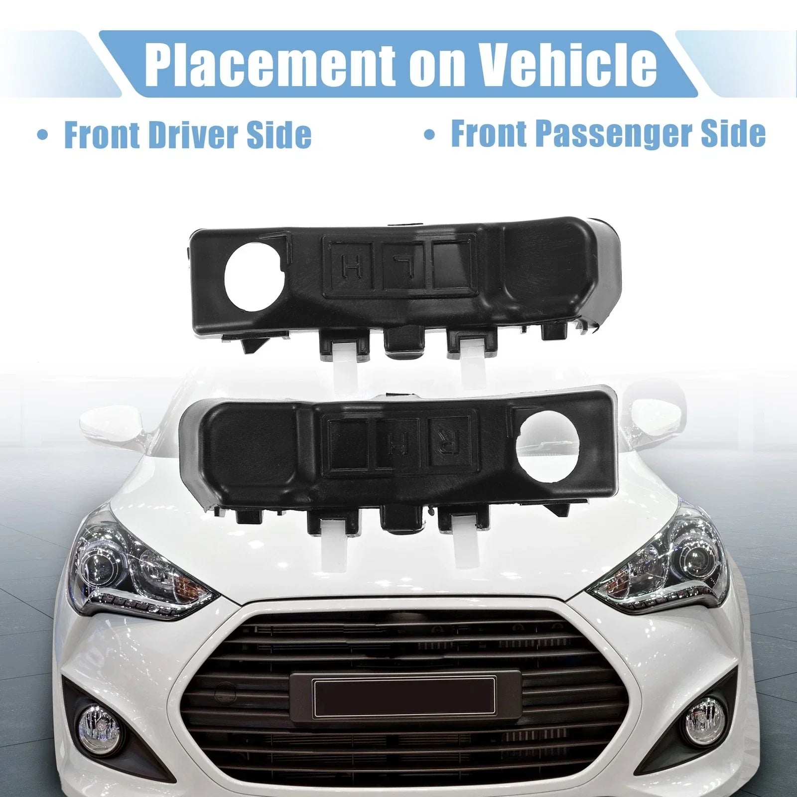 Front Bumper Bracket for Hyundai Veloster (2012-2017) - 1 Pair