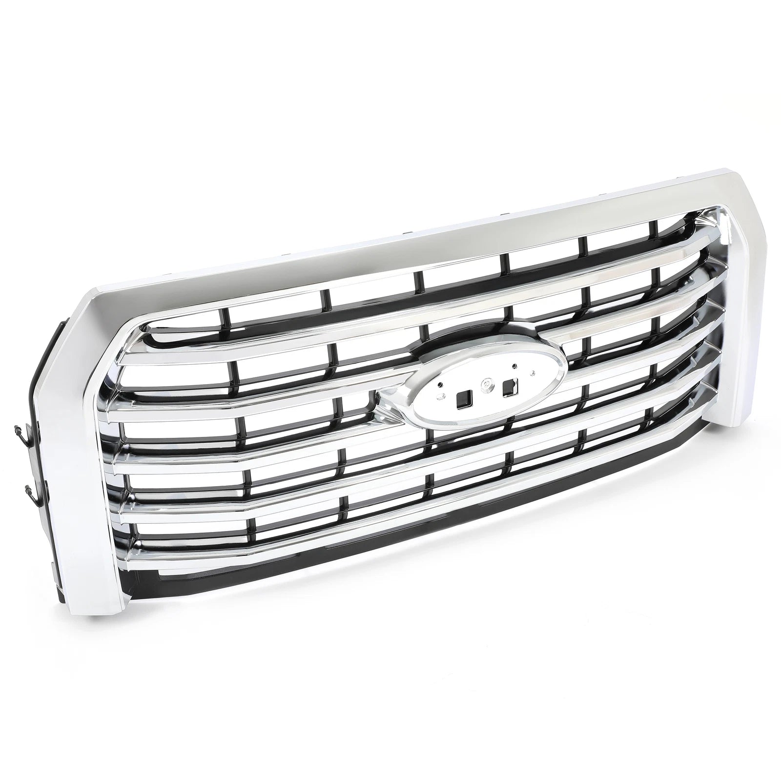 ABS Chrome Front Upper Bumper Grille for Ford F-150 (2015–2017) #FL3Z-8200-EA