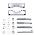 Set of 2 Chrome Front Fender Brackets for Harley Touring (2014–2019)