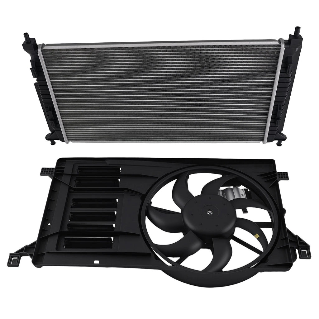 Radiator and Cooling Fan for Mazda 3 (2010–2013)