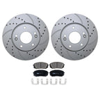 Front Brake Kit 280mm Drilled Disc Rotors & TRW Pro Ceramic Pads for Kona Seltos (2018–2023)