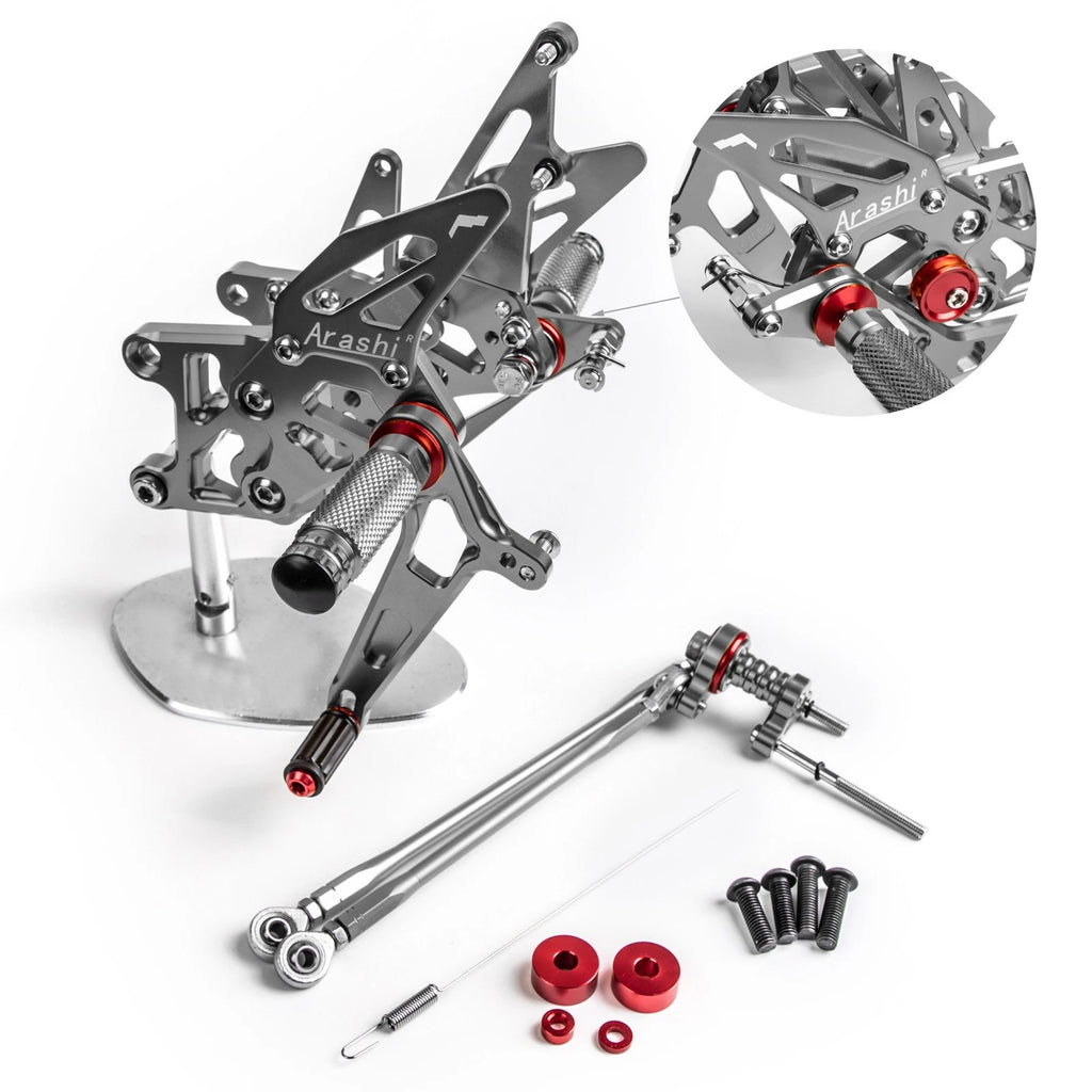 CNC Aluminum Rearsets Footpegs for Honda CBR 600 RR (2009–2022) TI #3