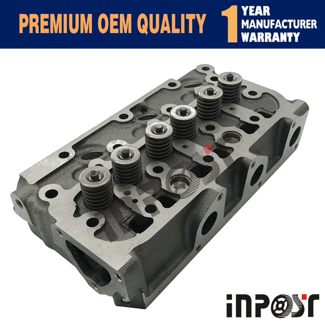 D722 Cylinder Head with Head Gasket Kit for Kubota Bobcat 316 320 322 (–)