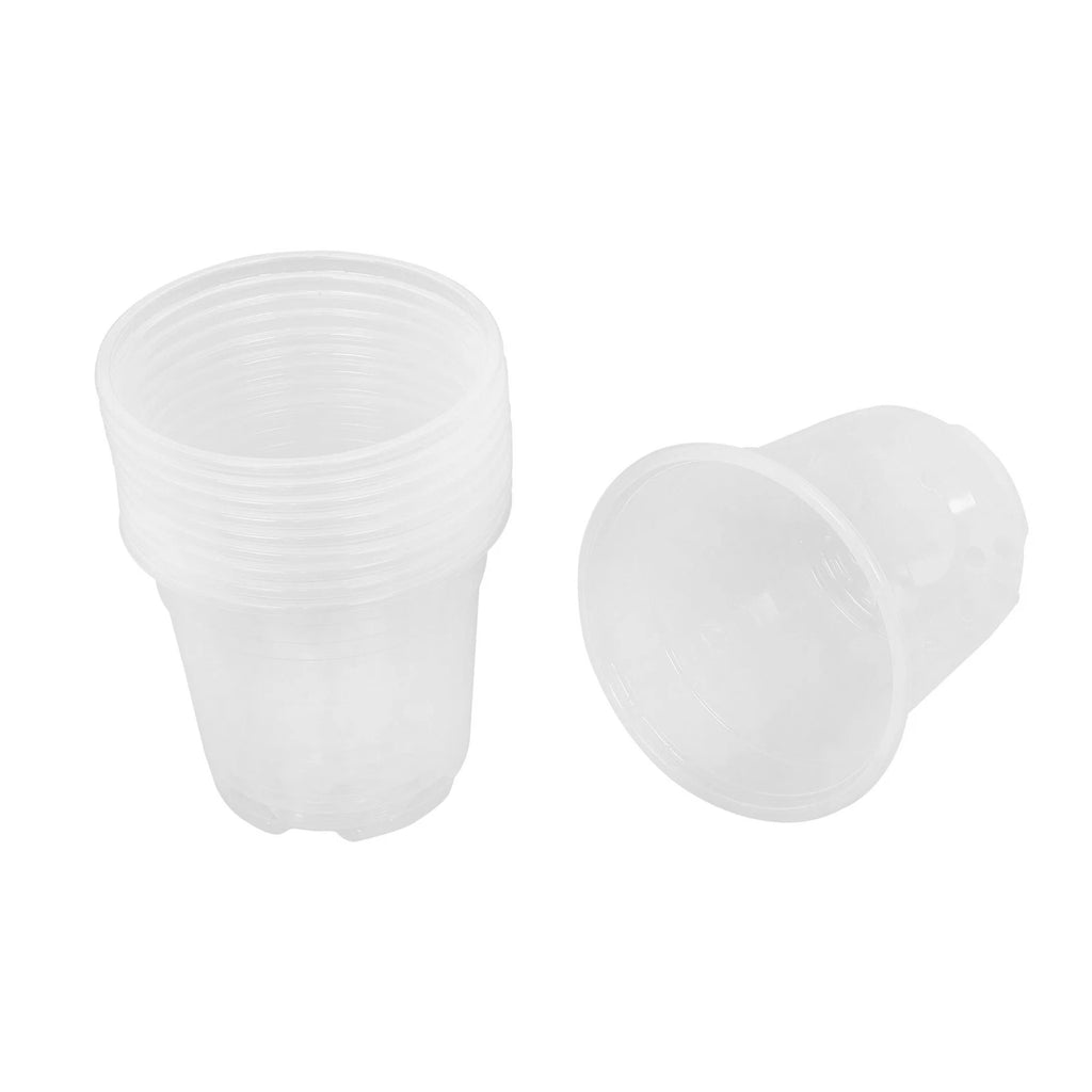 30 Pack Clear Plastic Nursery Pots for Succulents Herbs Flowers