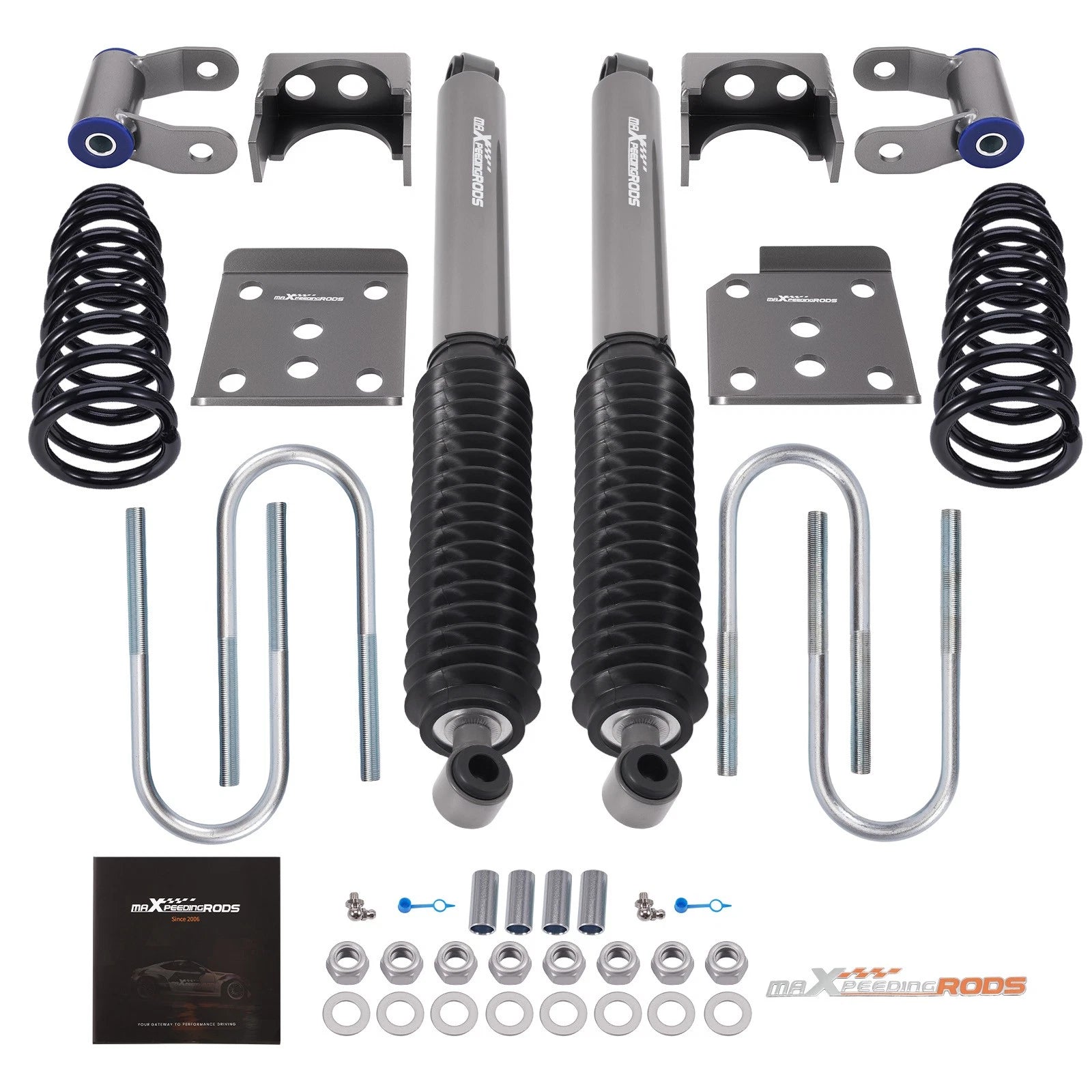 3" Front 5" Rear Lowering Kit for Ford F-150 2WD 2015-2020 Drop Suspension