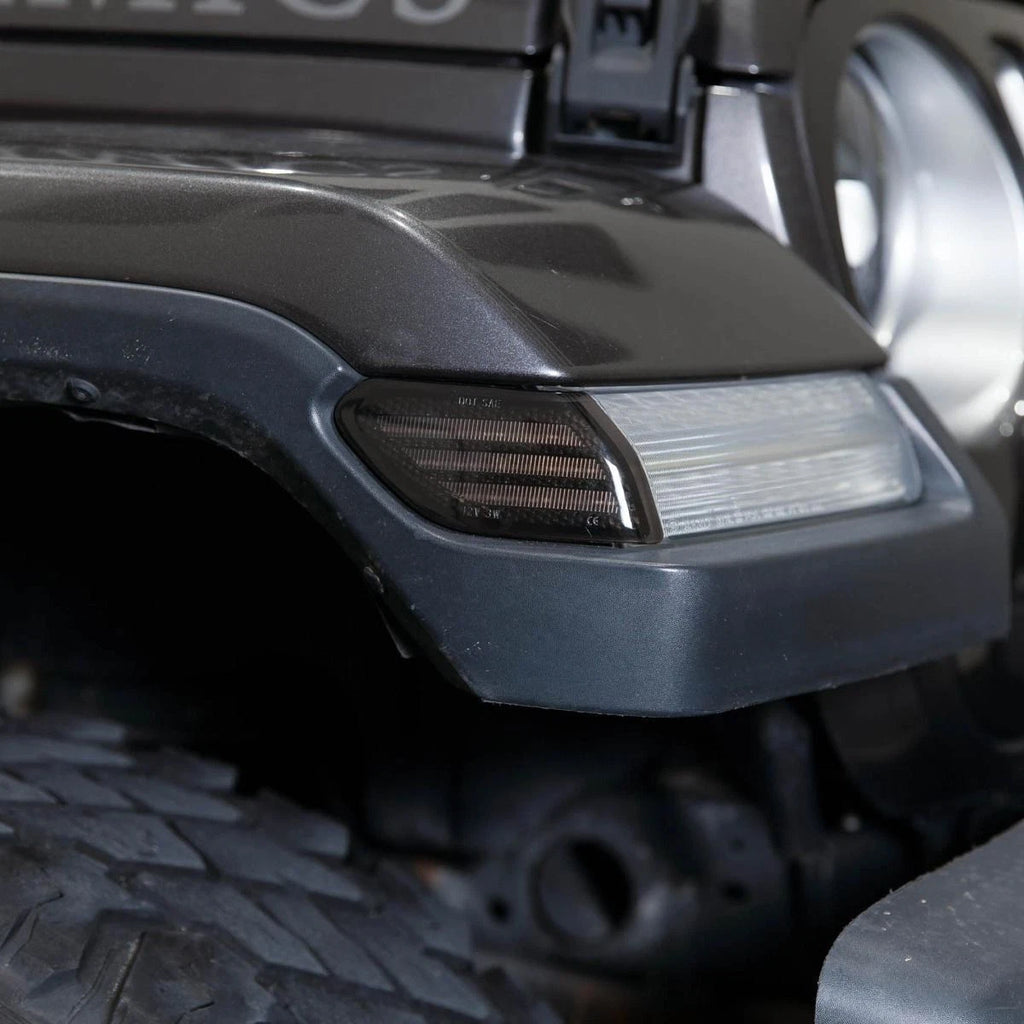 Smoked LED Front Sidemarker Lights for Jeep Gladiator (2020–2024)