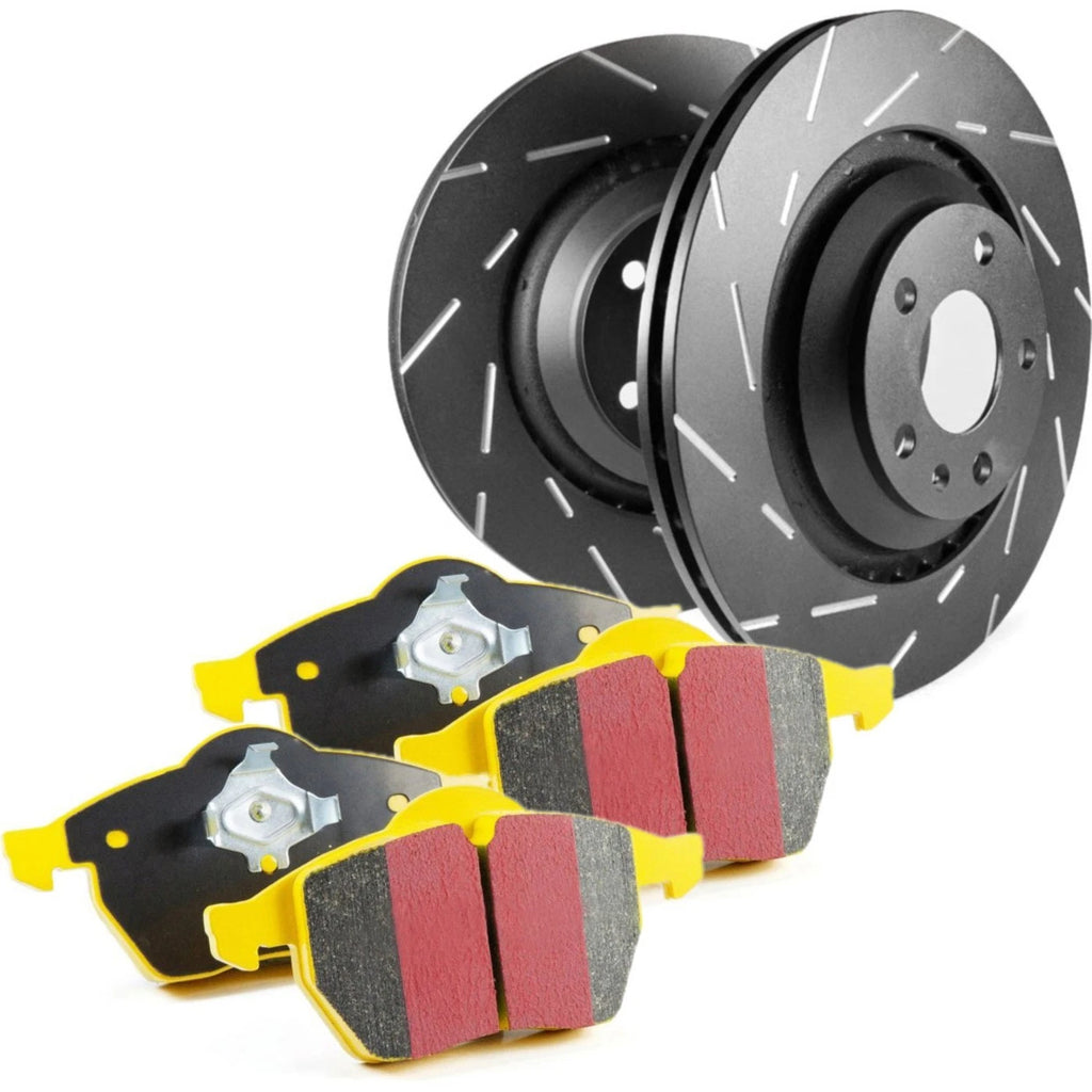 Set of 2 Brake Disc and Pad Kits for Chevy Express Van