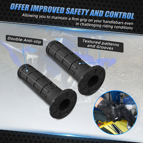 1 Pair ATV Handlebar Grips 7/8" for Polaris Sportsman (450–850)