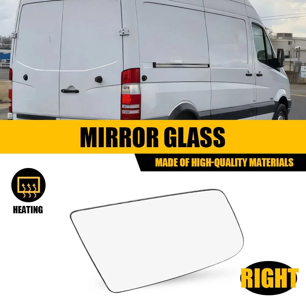 Lower Tow Mirror Glass for Mercedes-Benz Sprinter 2500 3500 (2010–2018) Right EXV