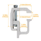 Set of 4 Heavy Duty Mounting C-Clamps for Truck Cap Topper (Fits )