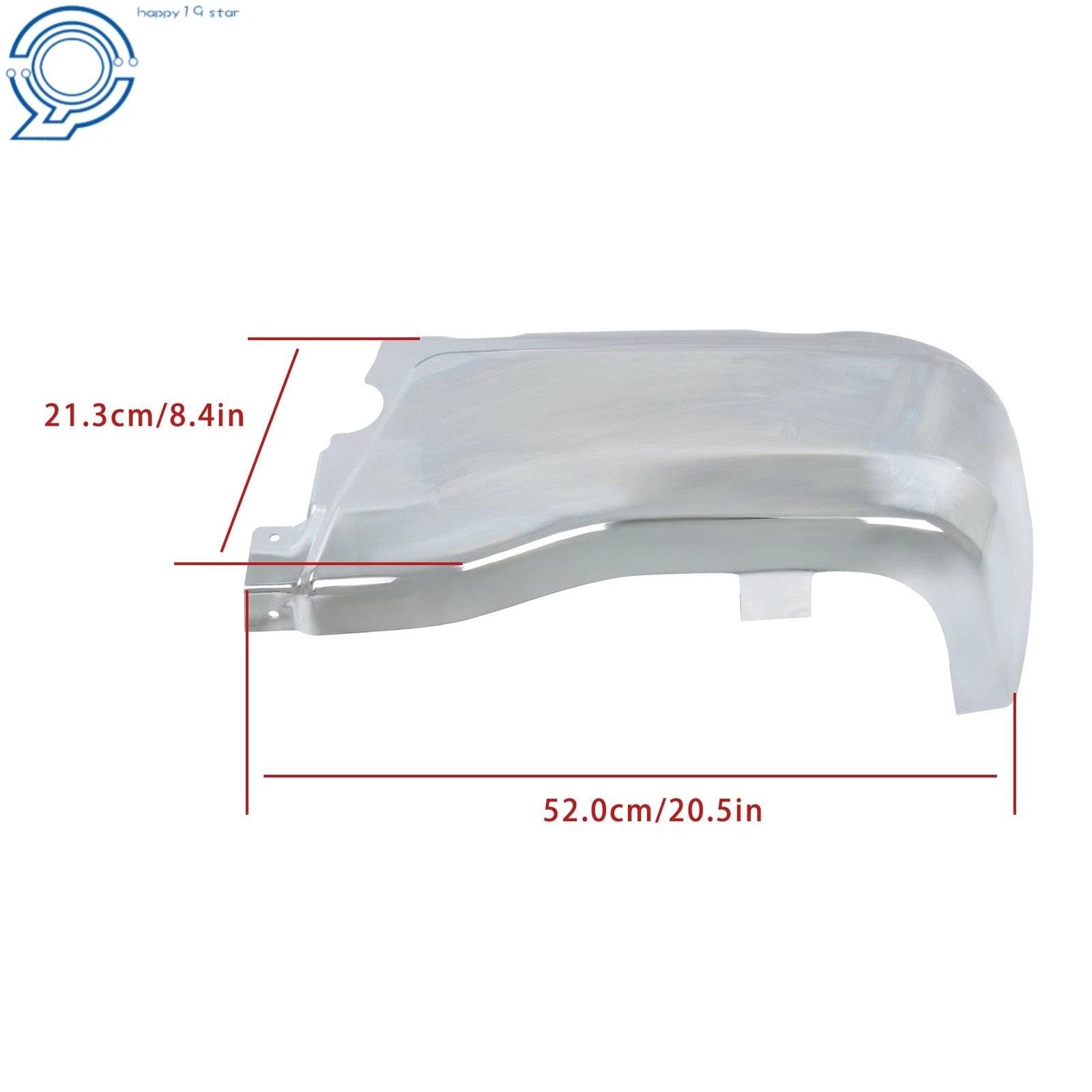 Chrome Rear Bumper Face Bar for Ford Ranger (2019-2023)