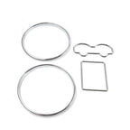 Speedometer Gauge Dial Trim Rings for VW Golf MK4, Passat B5, T4, Jetta 4 (1997-2006)