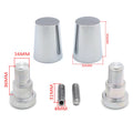 Set of 2 Billet Chrome Handle Bar Ends for Yamaha YZF600 FRZ600 (1996–2007)