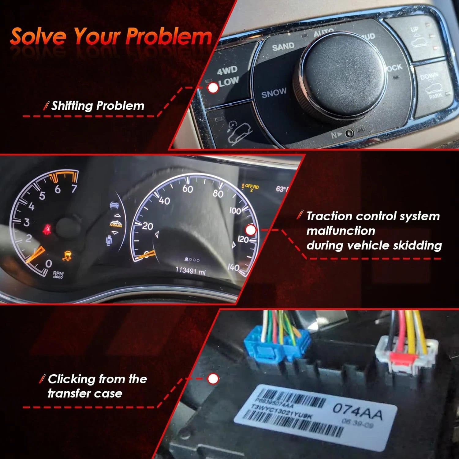 Transfer Case Control Module for Grand Cherokee (2014-2015)