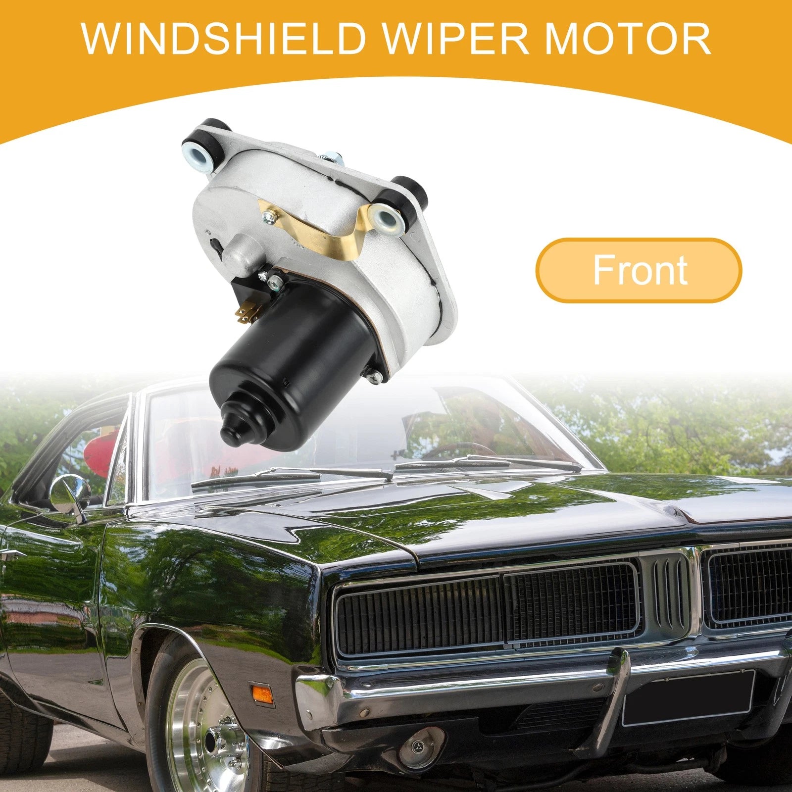 Front Windshield Wiper Motor for Dodge D100 D200 D300 W100 W200 (1969–1971) No. 2770090