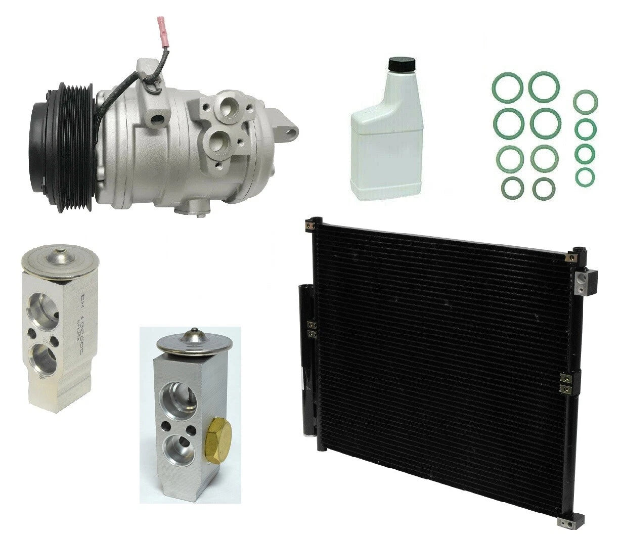 AC Compressor Kit with Condenser for Honda Accord (2003–2007)