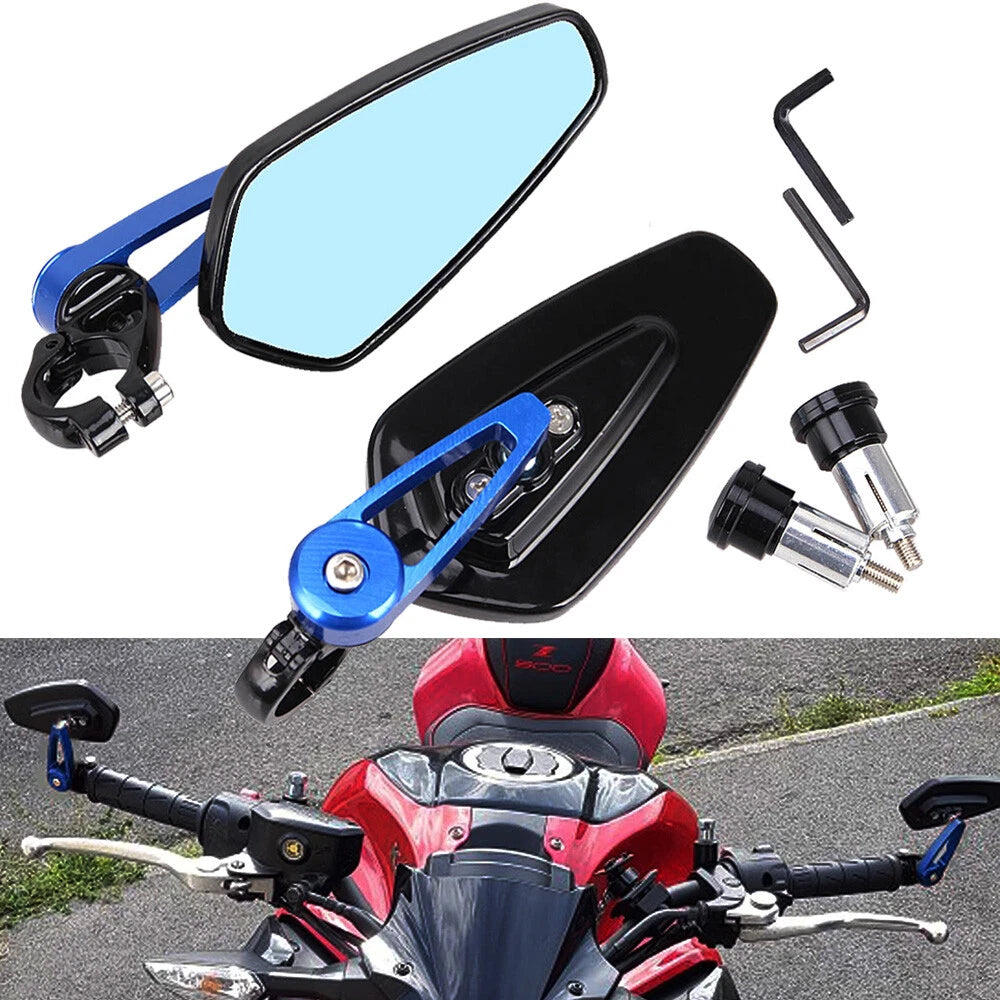 CNC 7/8" Bar End Rearview Mirror for Honda GROM MSX 125 Yamaha (2013–2023)