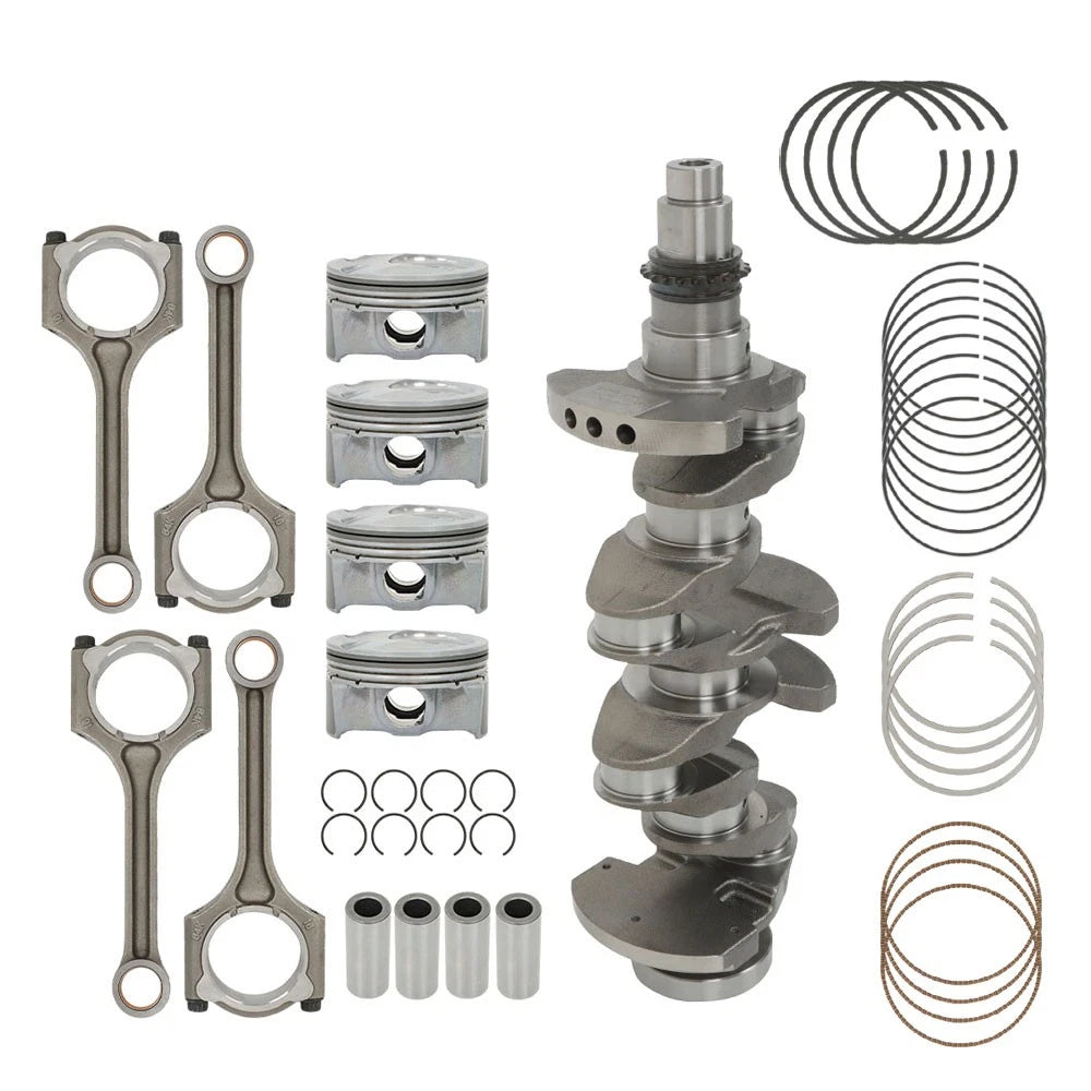 Set of 4 Crankshaft Rods & Pistons for Hyundai Elantra GT Tucson (2014–2017)
