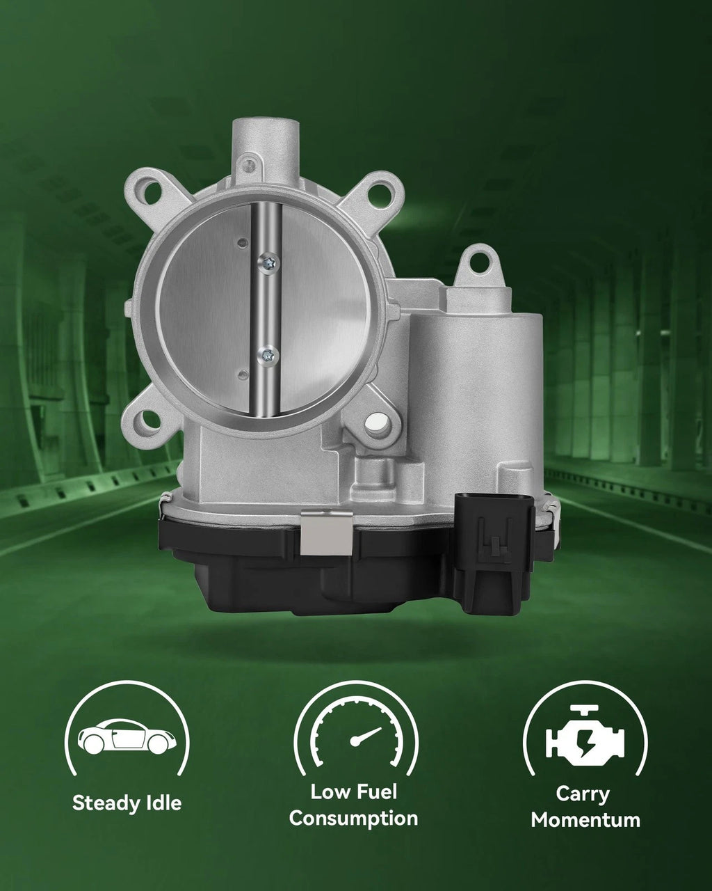 Throttle Body for Dodge Dart, Chrysler 200, Jeep Cherokee, Compass, Renegade (2013–2018)