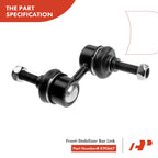 Set of 4 Front Sway Bar Link Tie Rod Ends for Honda Civic (1999–2000) CR-V (1997–2001)