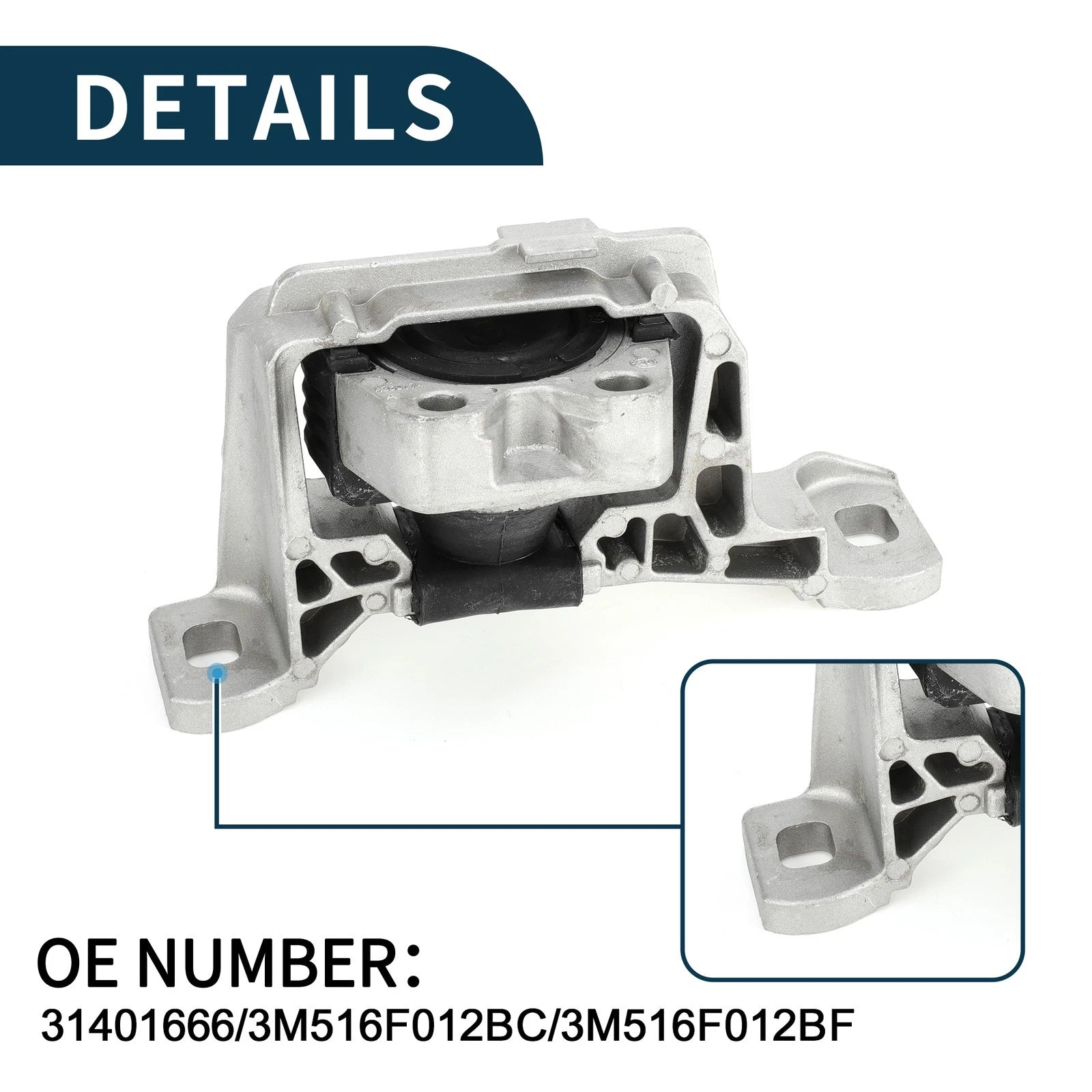 Engine Motor Mount for Ford C-Max Focus MK2 MK3 1.8 2.0 (2003–2018)