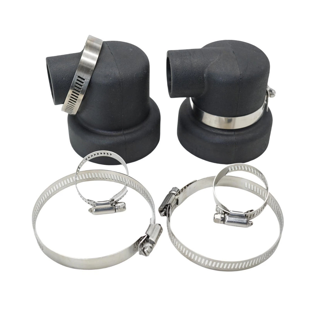 2X Replacement 90° Heat Exchanger End Cap for Bowman 3186NP (28 & 70 mm) 861608