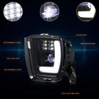Full LED Projector Fog Lights for Ram 1500 (2013–2024) - Clear Lens, Bezels
