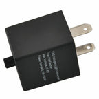 3 Pin Adjustable LED Indicator Relay for Car & Bike Turn Signal Light BLK