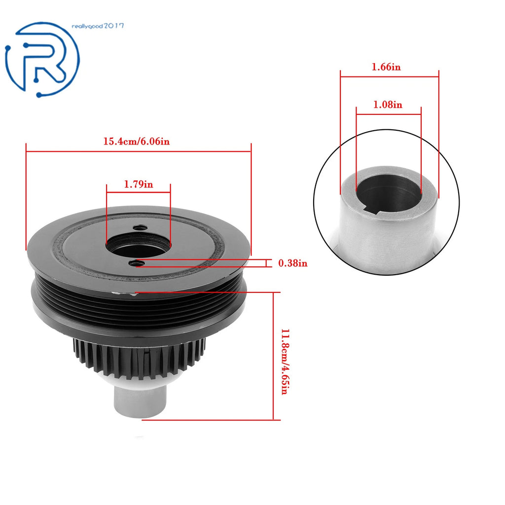 Harmonic Balancer for Ford Explorer Mustang Ranger E-350 (2001-2011)