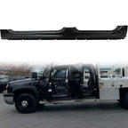 Left Rocker Panel for Chevy Silverado GMC Crew Cab (1999–2007) Black Steel