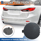 Rear Left Tow Hook Cover for Mazda 6 Atenza (2018–2021) Gray