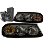 Pair of Smoked/Amber Side Turn Signal Lights for Chevy Impala (2000–2005)