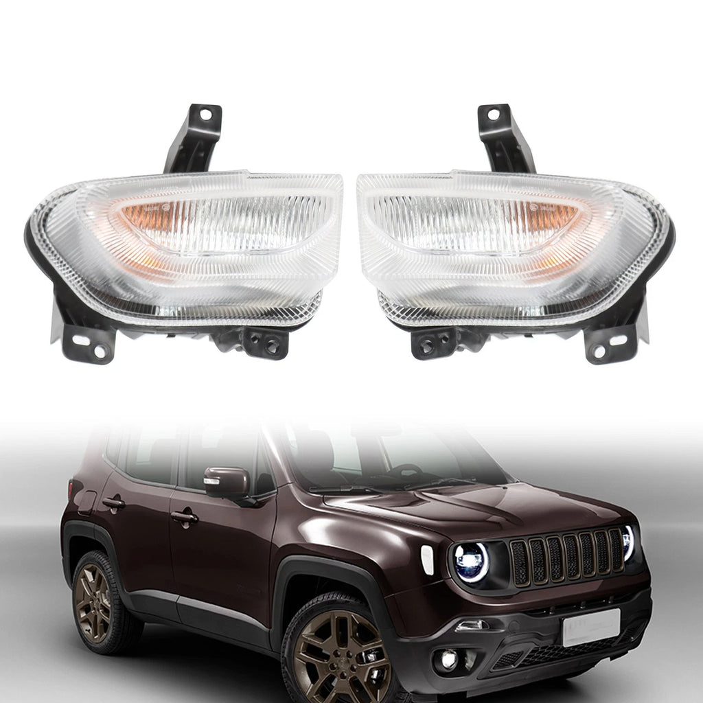 Set of 2 Park Turn Signal Lamps for Jeep Renegade (2015–2018)