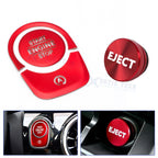 Push Start & Cigarette Lighter Button Cover for Mercedes A CLA GLA GLB (2019–2024)