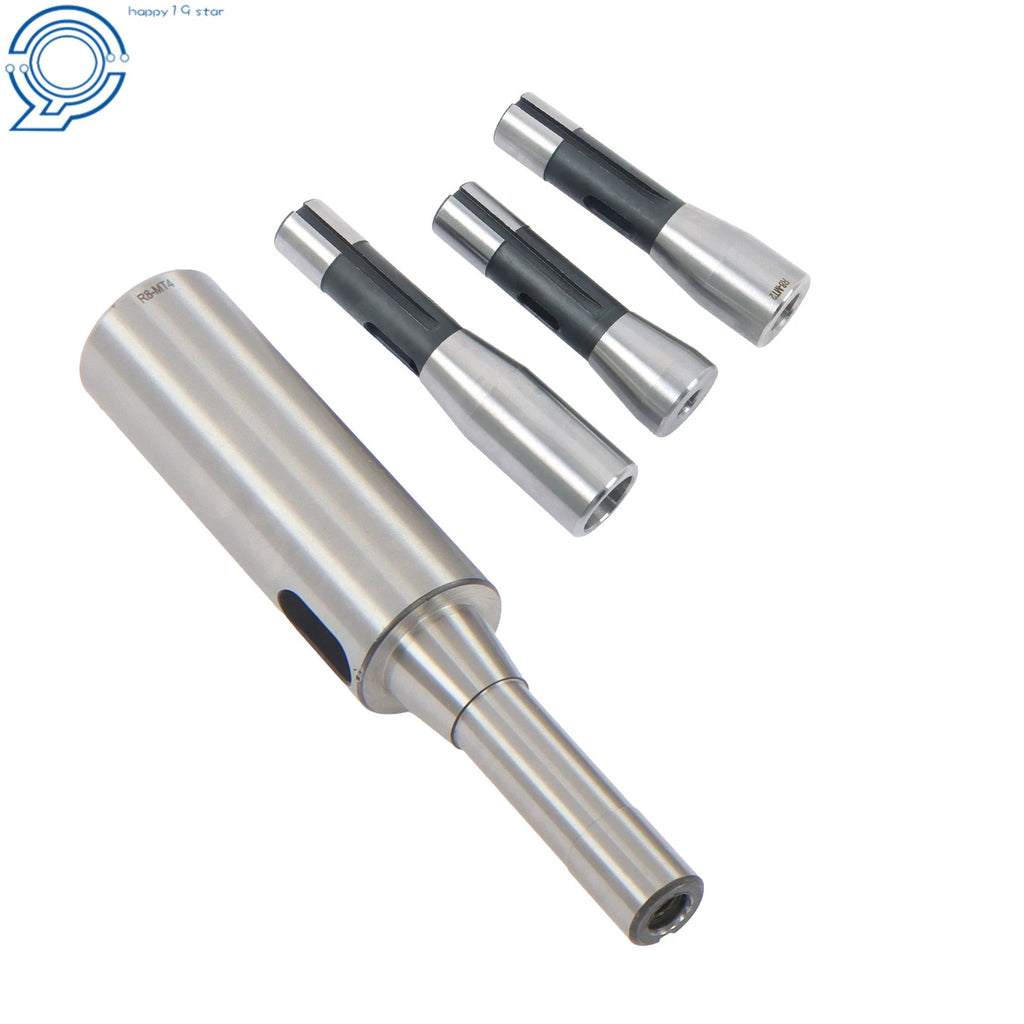 Set of 4 R8 to Morse Taper Adapters 1MT 2MT 3MT 4MT Sleeve Kit