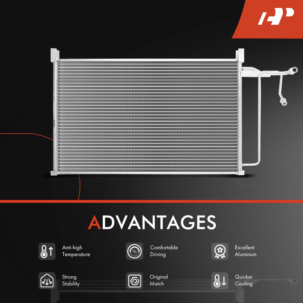 A/C Condenser for Chevrolet R1500 K10 Suburban Blazer (1989â1991)