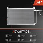 A/C Condenser for Chevrolet R1500 K10 Suburban Blazer (1989â1991)