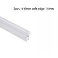 2X Shower Door Sweep Bottom Seal Strip 14/17/23mm for