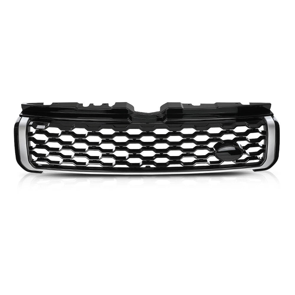 Black Chrome Front Upper Bumper Grille for Range Rover Evoque (2012–2019)